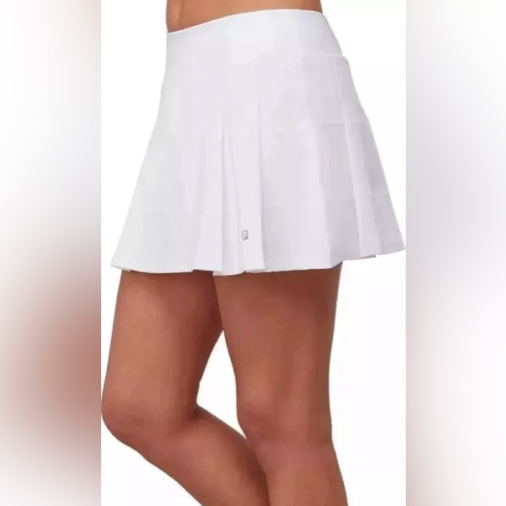 NWT Fila Performance Energy Woven Pleated Skort ~White~Tennis/Pickleball~XL~$50